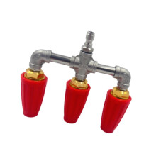 360 Degree Rotating Pressure Washer Nozzle Red Floor Cleaning Spray Tip Pressure