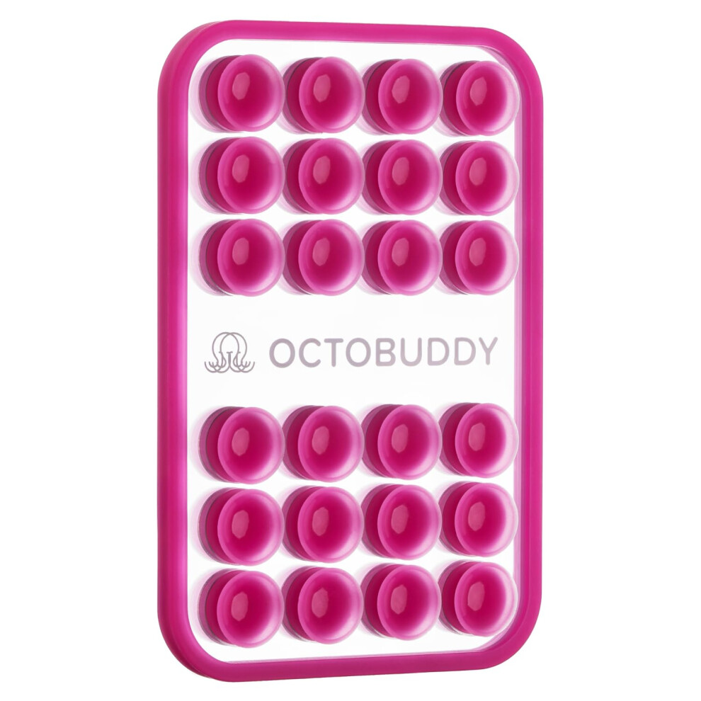 Hot Suction Cup Phone Mount With Builtin Mirror, Silicone Grip Hands Holder For Selfies Pink 9330225709657