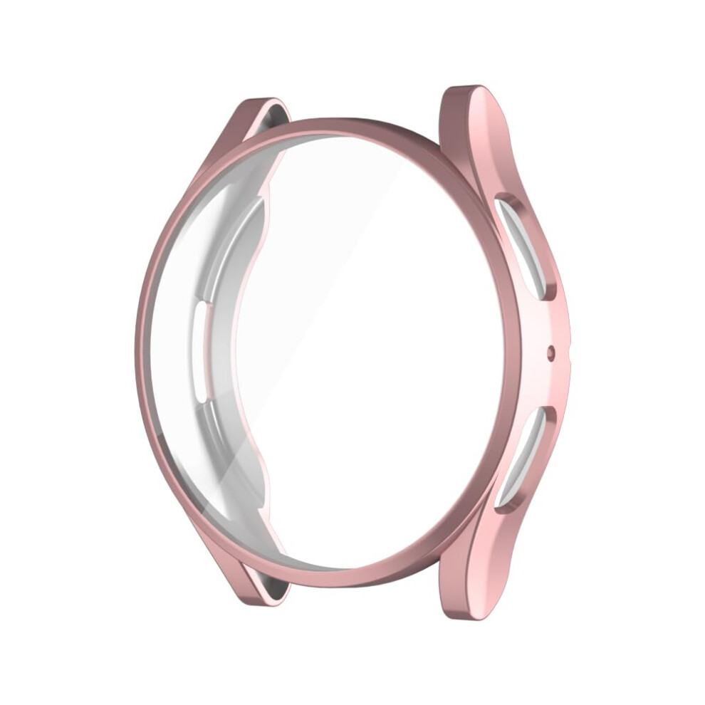 Shockproof Tpu Bumper Cover With Full Coverage Screen Protector For Samsung Galaxy Watch 6 40Mm Pink 9330225709695