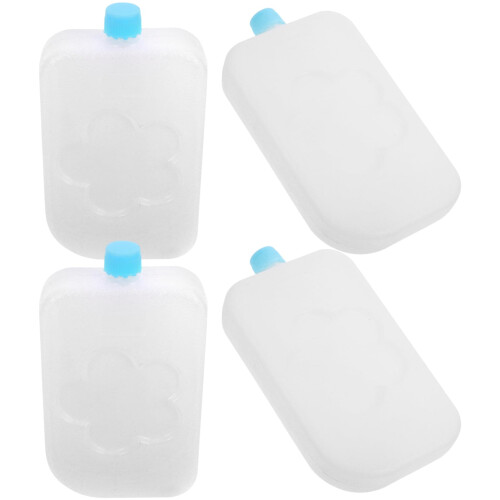 4pcs Reusable Ice Packs for Coolers and Lunch Boxes Slim Leakproof Compact Design