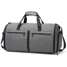 Men's Suit Travel Garment Duffel Bag with Shoe Compartment, 2 in 1 Foldable WaterResistant Luggage for Business Trips