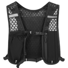 Lightweight Breathable Running Hydration Vest with Reflective Strips and Multiple Pockets Marathon Backpack for Men Women