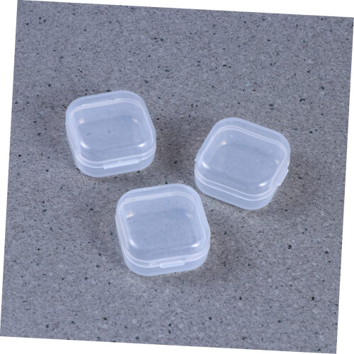30pcs Clear Plastic Storage Box with Lid, Multipurpose Rectangular Organizer for Home, Travel and Craft Supplies 2