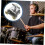 Drum Mounting Bracket with Adjustable Floor Tom Leg Mount, Durable Metal for Stable Attachment 5
