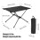 Folding Camping Table with Rollable Aluminum , Lightweight Portable Design and Mesh Storage Layer 2