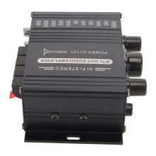 Bluetooth Power Amplifier 500W Dual Channel Home Audio Stereo Amplifier with Bluetooth 5.0 for Karaoke and Home Theater