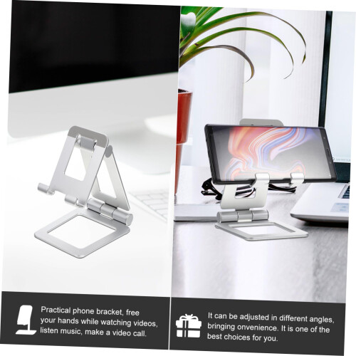 Phone and Tablet Stand 360 Rotating Foldable Holder for Office Home Universal Stable Support 1