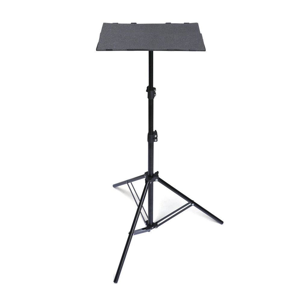 Adjustable Projector Tripod Stand With Tray, Foldable Laptop Mount For Home Theater And Office 9330225669258
