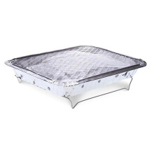 Disposable BBQ Grill with Charcoal, Fast Heat Ignition for Outdoor Cooking and Camping