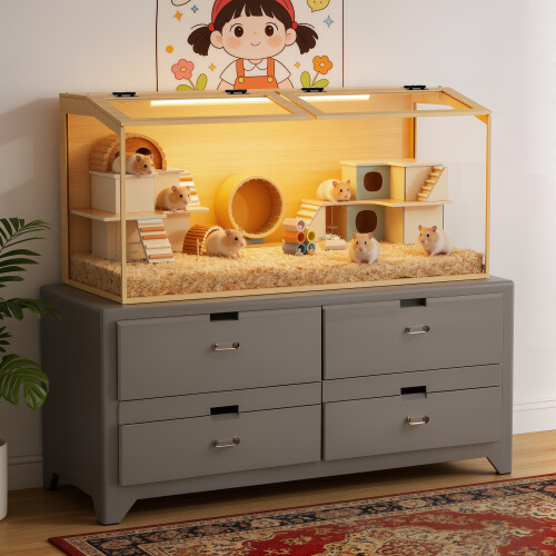 Bingopaw Chew-proof Hamster Cage (100x50x50cm) 2