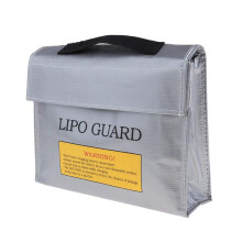 Lipo Battery Safe Bag Fireproof Storage Pouch for Charging Heat Resistant Protective Case 240x195x66mm