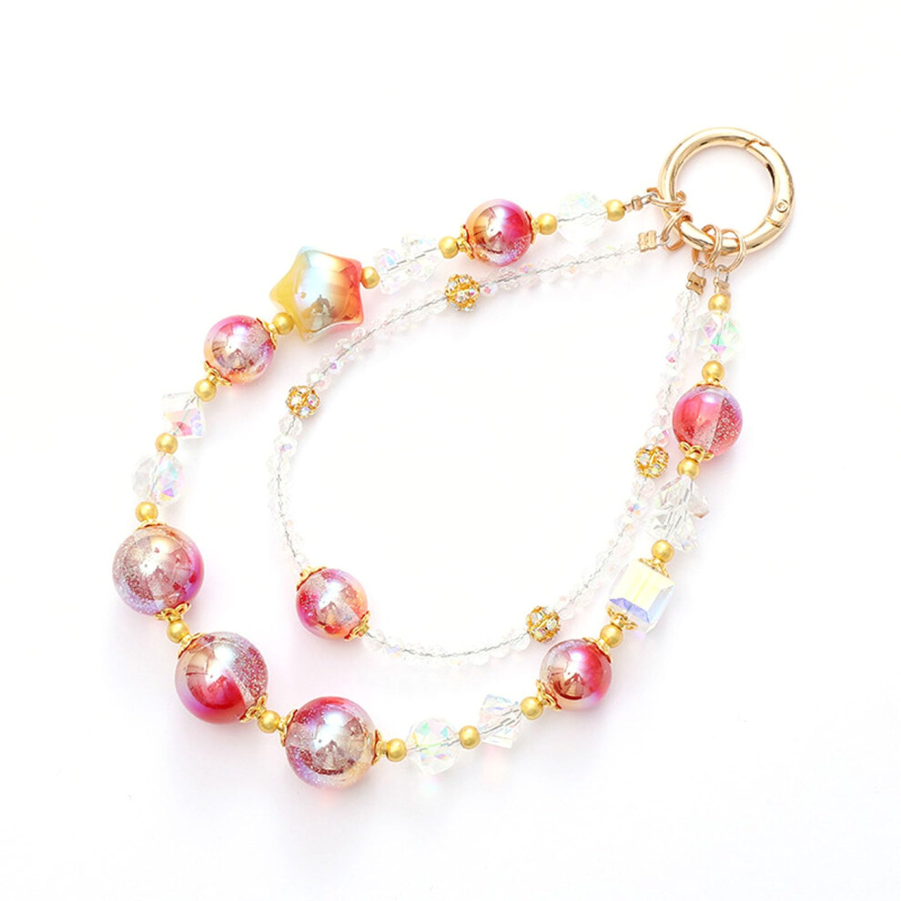 Beaded Phone Charm Wrist Strap With Detachable Tether Tab, AntiâDrop Handsâ Chain For Women Girls 9330225710530