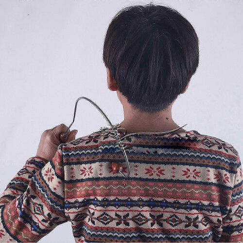 Traditional Hook Cane Massager for Shoulder Neck Back Tension Release 1
