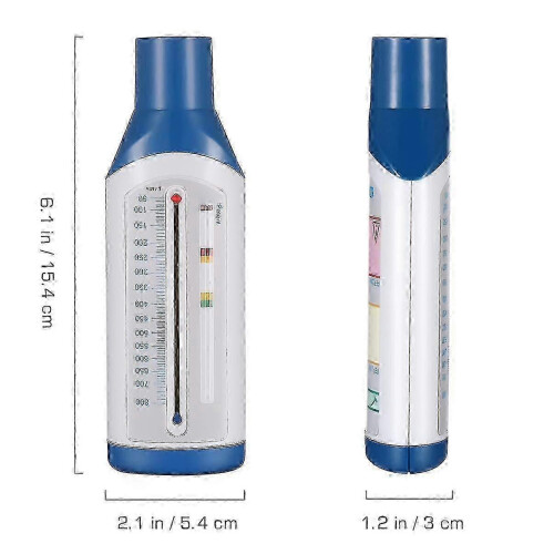 Portable PEF Meter compatible with Asthma & COPD - Accurate Lung Function Measurement S 2