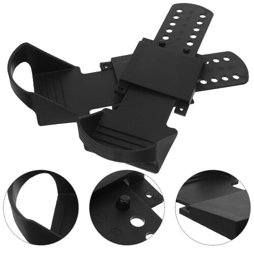 Pair of Rowing Machine Pedals - Indoor Exercise Replacement Part for Rowers 2