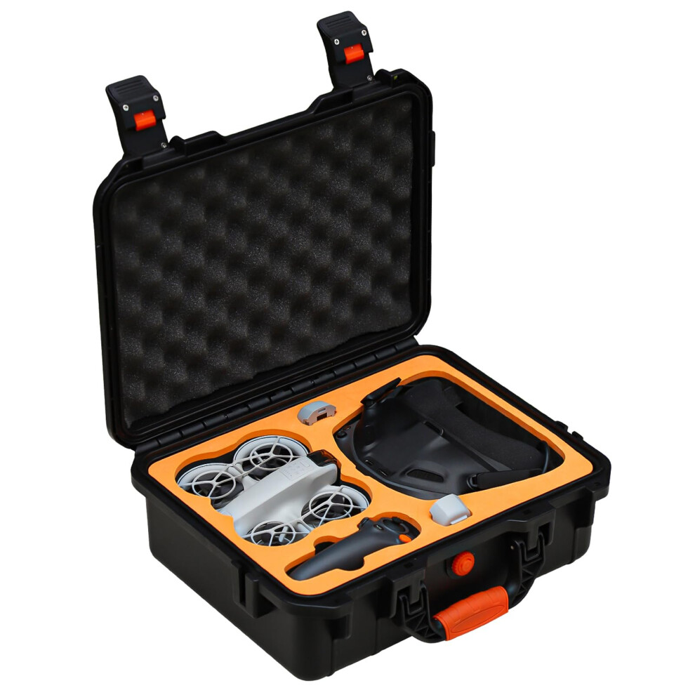 Waterproof Hard Case For Dji Neo Drone And Goggles N3, Shockproof Storage Box With Custom Organized Space 9330225818007
