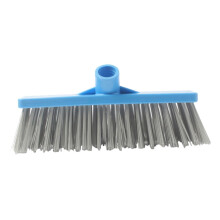 Replacement Broom Head with Hard Bristles, Heavy Duty Floor Scrubbing Brush for Standard Handles