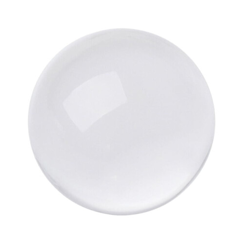 80 mm klar glaskrystalkugle til meditation