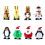 Assortiment de 8 jouets de Noël à remonter 1