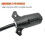 Waterproof Trailer Light Adapter 7-Way US to 13-Pin EU 5