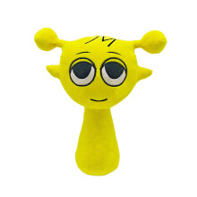 Sprunki plush toy gray 9.84 inch for kids