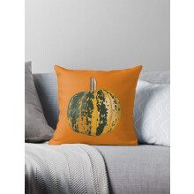 Housse de coussin décorative AIVO Kakai Pumpkin Fall Art, réversible, pour canapé.