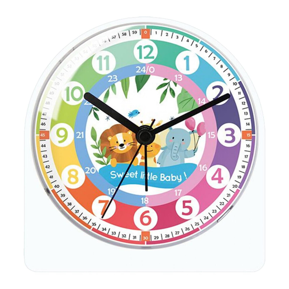 Kids Analog Alarm Clock With Night Light