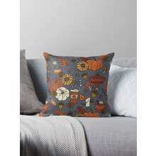 Koristetyynyn päällinen, kodikas syksykuvio, 1 pakkaus