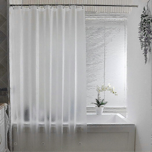 Heavy Duty Thick Clear Shower Curtain Liner, Durable Waterproof Bathroom 2