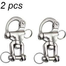 Crúca Snap Mara le Biorán Clevis Bail Jaw, Biorán Scaoilte Tapa le haghaidh Rigging Seoltóireachta, Crúca Snap Bail Swivel Déanta as Cruach