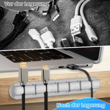 Cable Clips Cable Holder,6pieces Cable Holder Self-Adhesive Multi-Purpose Cable Guide Cable Organizers,Cable Management