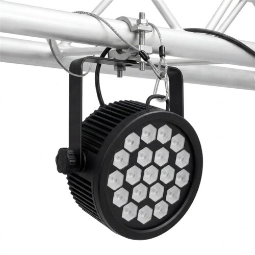 Confezione da 10 Cavi di Sicurezza da 60 cm per Luci da Palco, DJ e Feste, con Moschettone e Anelli.
