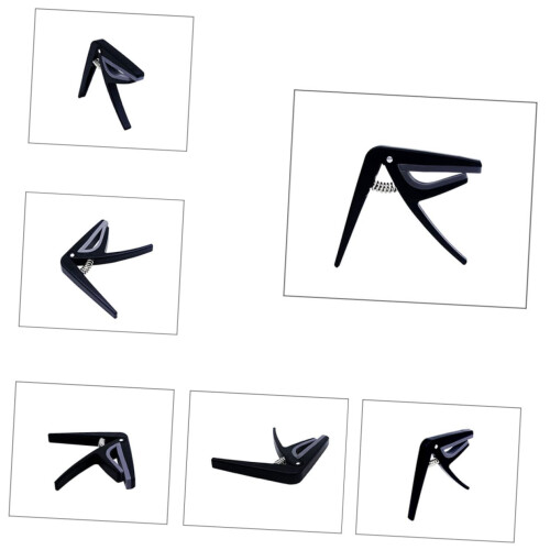 Ukulele and Guitar Capo Lightweight ABS OneHand Quick Change Durable Secure Grip Beginners 2