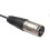 Cable Mini XLR macho a XLR macho   Conector de audio profesional de 3 pines 4