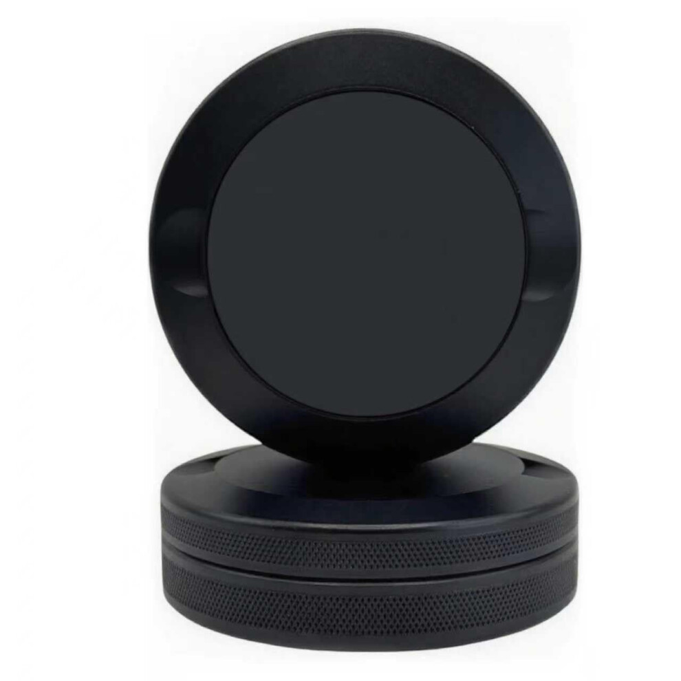 Black Aluminum Snus Container With 3 Compartments, Airtight Smellproof Metal Pouch Storage Tin For Travel