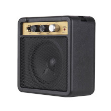 5W Mini Guitar Amplifier with Headphone Jack for Electric Guitar, Clear Tone, Battery and AC Power