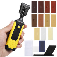 Wood Floor Kit with 11 Wax Blocks, Quick Scratch Fix, Custom Color Match for Furniture and Hardwood Floors
