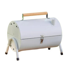 Portable Charcoal Grill with DualSided Grilling Surface, Folding BBQ Grill for Camping and Outdoor Cooking