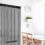 Black String Curtain for Doorways & Windows - 39"x78.5" Divider Panel 3