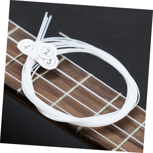 8PCS Soprano Ukulele Strings Set, Durable Replacement for Clear Bright Tone and Easy Installation 2