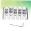Silver Guitar Bridge Saddle Replacement Set for Ukulele and Guitar, Easy Installation, Reliable Fit 2
