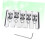Silver Guitar Bridge Saddle Replacement Set for Ukulele and Guitar, Easy Installation, Reliable Fit 3