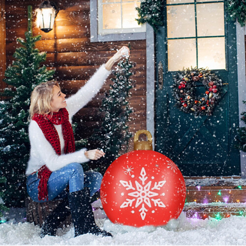 60cm Outdoor Inflatable Christmas Ball 2