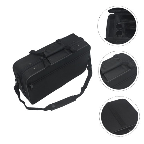 Clarinet Case Padded Canvas Gig Bag with Adjustable Shoulder Strap Lightweight and Durable 2