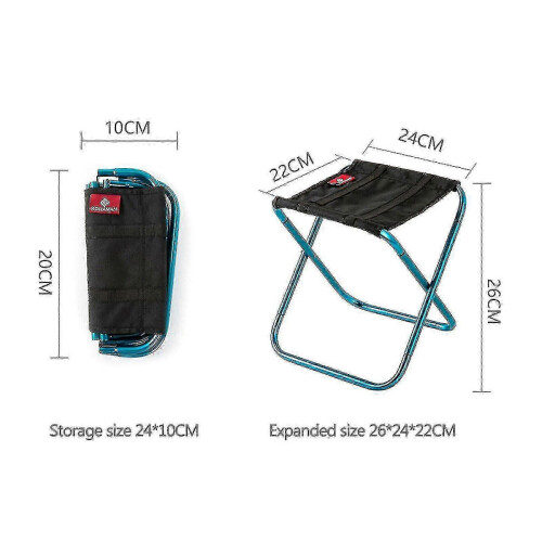Lightweight Folding Stool Compact for Travel and Hiking Zekai 1