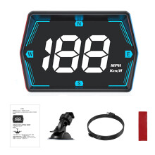 Car Head Up Display with Clear Windshield Projection, Smart Brightness Adjustment, and Wide Compatibility