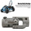 Fusée de direction pour karting 30T 14 mm, accouplement en alliage d'acier 2