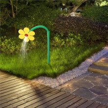 Sunflower 360 Shaking Rotating Sprinkler Garden Yard Lawn Irrigation Device Decorative Lawn Irrigation System US