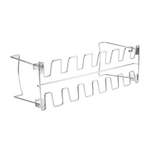 Stainless Steel Chicken Leg Rack Foldable BBQ Roaster Rack Heat Resistant Easy Clean Holder for Grill