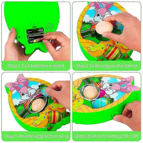 Bunny Egg Decorator Electric Spinner DIY Set for Easter Gifts 1